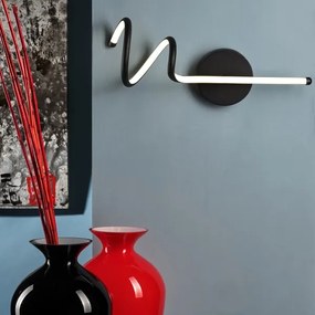 ONLI - LED Nástenné svietidlo TWIST LED/6W/230V 4000K čierna