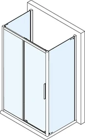 Polysan EASY, 3-stenový sprchový kút 1500x800mm, L/P varianta, číre sklo, EL1515EL3215EL3215
