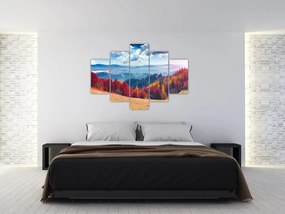 Obraz farebné jesenné krajiny (150x105 cm)