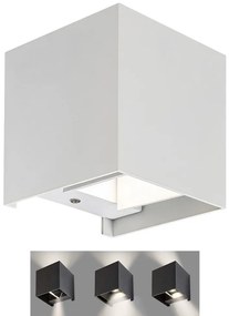 Rabalux 7397 - Vonkajšie nástenné svietidlo SOLIN 1xG9/42W/230V IP54 biela