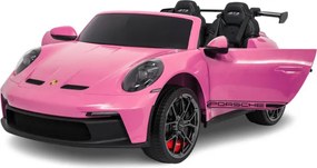 Elektrické autíčko Porsche 911 GT3 STRONG MP4 ružové
