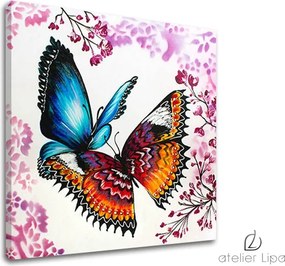 Autorská reprodukcia na plátne MOTÝLE XOBAM005E1