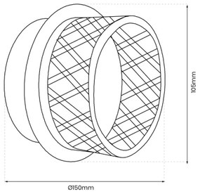 LED Nástenné svietidlo ELEGANCE LED/9W/230V zlatá