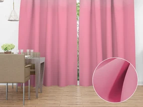 Biante Dekoračný záves Rongo RG-027 Ružový 140x140 cm
