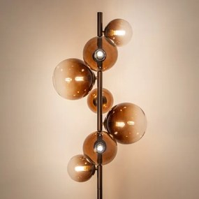 Brilagi - LED stojacia lampa MILLA 7xG9/3W/230V hnedá/dymová hnedá