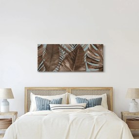 Obraz - Palmové listy, Aquarel (120x50 cm)