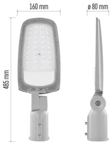 LED Pouličná lampa SOLIS LED/30W/230V 4000K IP65