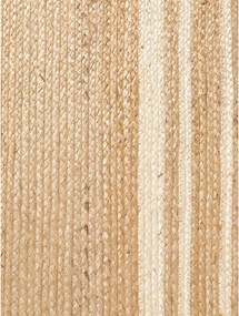Krémovobiely/v prírodnej farbe obojstranný/ručne tkaný jutový behúň 80x250 cm Looma – Hanse Home