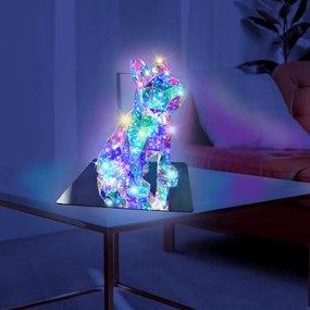 PRISMIC™ 3D Puzzle LED lampa - Pes (APU-R-PM-1597)