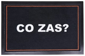 Mercury Flooring, Rohožka Čo zas 40x60 cm – na von aj na doma, 40x60, čierna