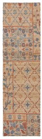 Ručne tkaný behúň s prímesou juty v prírodnej farbe 60x230 cm Taylor Patchwork – Flair Rugs