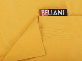 Sedací vak XL 140 x 180 cm žltý FUZZY Beliani