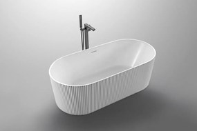 Aqualine Aqualine, TURIA voľne stojaca vaňa 170x80cm, biela, E2780
