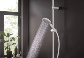 Hansgrohe Raindance Select S, Showerpipe 240 1jet PowderRain s termostatom, matná biela, HAN-27633700