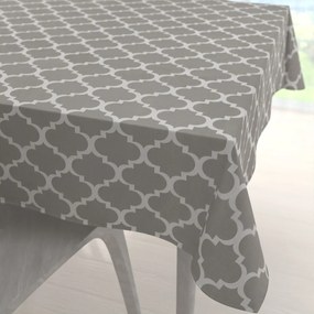 Biante Bavlnený štvorcový obrus Sandra SA-188 Sivé Maroko 70x70 cm