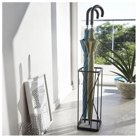 Čierny stojan na dáždniky YAMAZAKI 9 Square