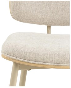 Krémová jedálenská stolička Owen – Actona