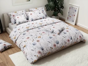 Bavlnené obliečky ANDER krémové Rozmer obliečky: 2 ks 70 x 90 cm | 200 x 220 cm