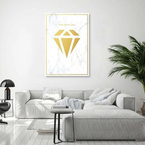 Gario Obraz na plátne žiari jasne ako diamant Rozmery: 40 x 60 cm