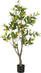 Dekoračná umelá rastlina citrónovník v kvetináči Lemon Tree - 60*48*130 cm