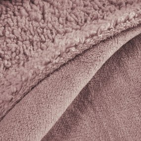 BUKLÉ DEKA TEDY 70X160 CM RUŽOVÁ