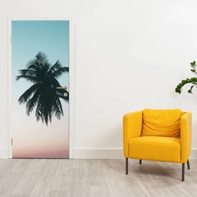 Fototapeta na dvere - Palma na Bali (95x205cm)