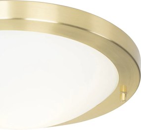 Inteligentné stropné svietidlo zlaté 31 cm IP44 vrátane Wifi A60 - Yuma