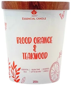 Sviečka Arome v skle s kovovým viečkom 255g Bloodorange &amp; Teakwood
