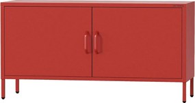 ROSA moderná TV skrinka na nožičkách: červená (1562)