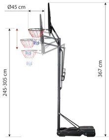 Basketbalový kôš NILS ZDK020