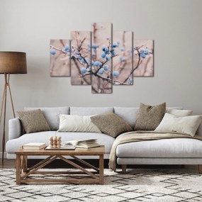 Obraz bobúľ na kríku (150x105 cm)