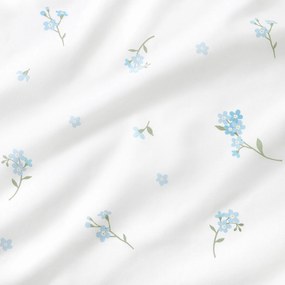 Goldea bavlnená obliečka na vankúš - nezábudky 45 x 45 cm