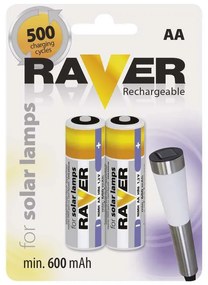 Batéria 1,2V RAVER AA 600 mAh - vhodná do solárnych svietidiel