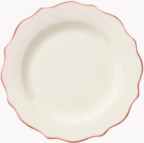 Ručne maľovaný raňajkový tanier Scalloped