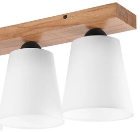 Prisadený luster LULA 3xE27/60W/230V dub