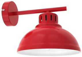 Nástenná lampa SVEN 1xE27/15W/230V červená