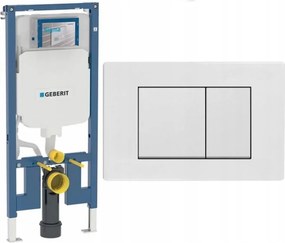 Set Wc rošt Geberit Duofix Slim 8 cm UP720 tlačidlo biela Mata