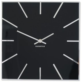 Dekorstudio Moderné nástenné hodiny EXACT čierne - 50cm