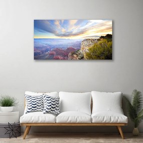 Obraz Canvas More hory príroda 125x50 cm