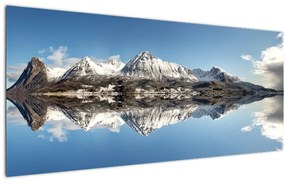 Obraz hôr a ich odrazu (120x50 cm)