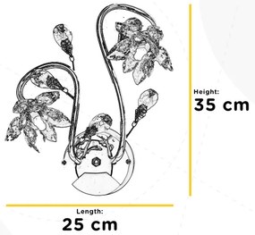 ONLI - Nástenné svietidlo NINFEA 2xG9/6W/230V