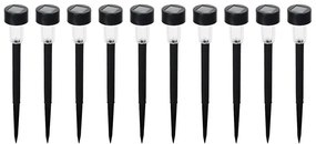 SADA 10x LED Solárna lampa LED/0,06W/1,2V 6000K IP44 40 mAh