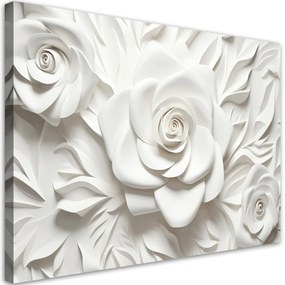 Gario Obraz na plátne Biele ruže Rozmery: 60 x 40 cm