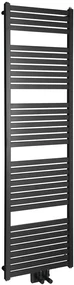 Aqualine Aqualine, TONDI vykurovacie teleso 450x1690 mm, stredové pripojenie, čierna mat, DT446T