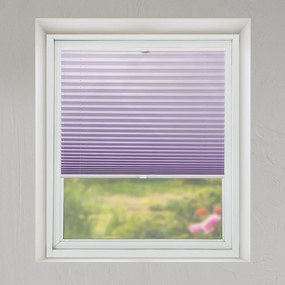 FOA Plisé roleta, Priesvitná, Svetlo fialová, P 015 , 85 x 180 cm
