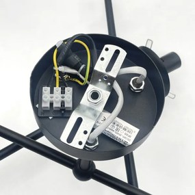 Brilagi - Prisadené stropné svietidlo MALIVA 6xE14/15W/230V čierna/biela