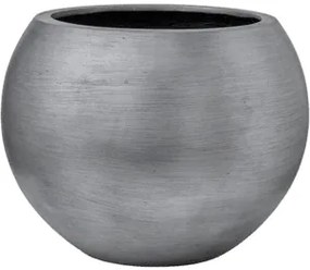 Kvetináč Capi Lux Retro Vase Ball strieborný 40x32 cm