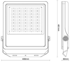 LED Vonkajší reflektor PROFI PLUS LED/300W/230V 5000K IP66