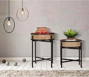 Okrúhle odkladacie stolíky v súprave 2 ks ø 40 cm Fuji – Mauro Ferretti