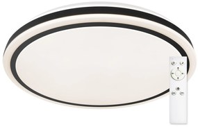 TOP LIGHT Svetlo stropné Onyx KS RC, Biela-Čierna